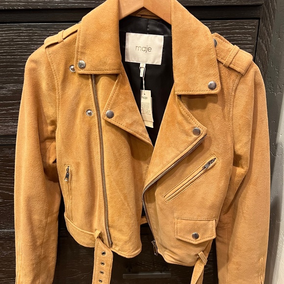 Maje Suade Camel Jacket - Picture 1 of 8
